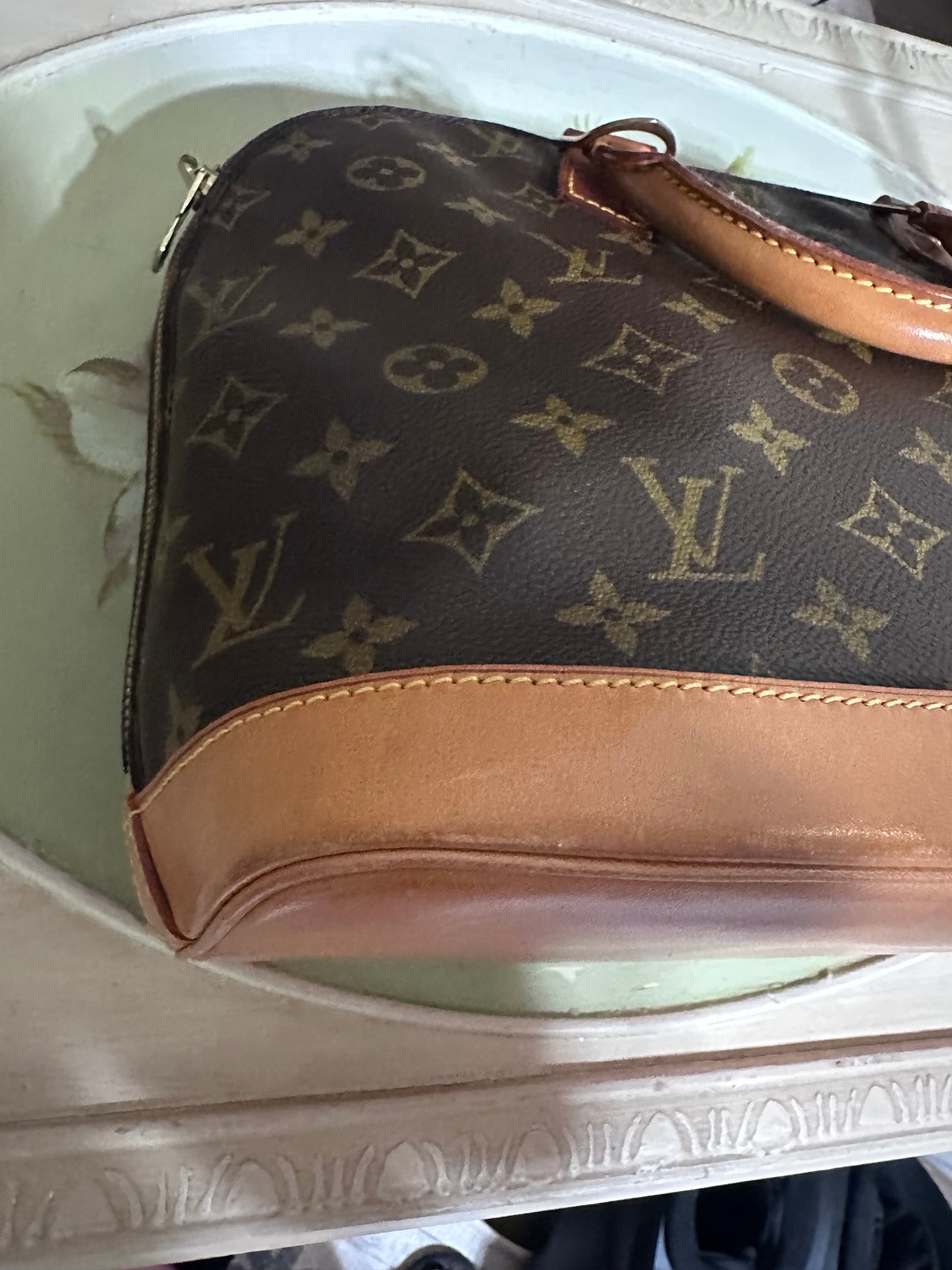 Louis Vuitton Alma PM Monogram Canvas Handbag