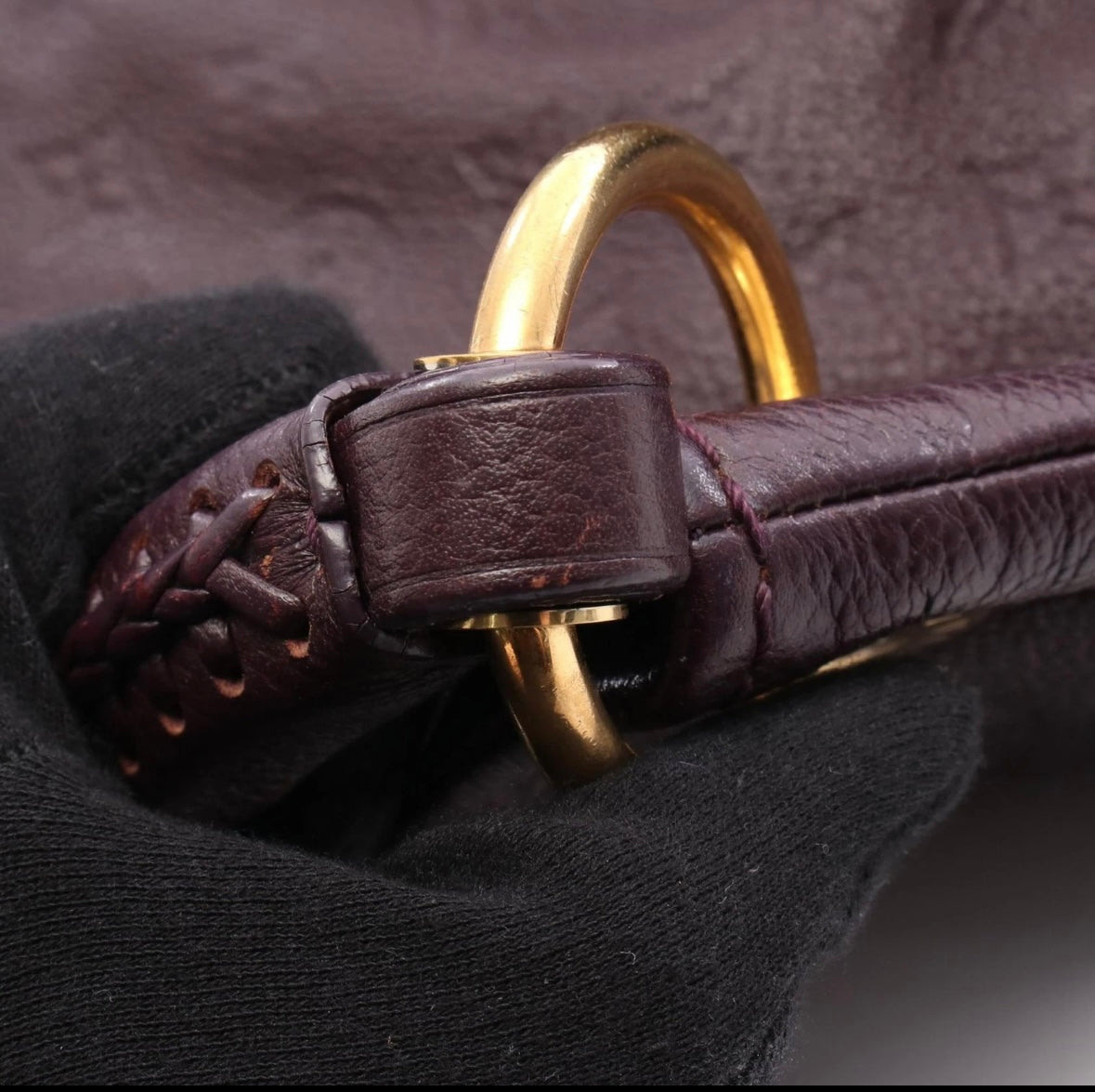 LOUIS VUITTON Artsy MM Shoulder Bag M93828 Monogram Empriente Purple