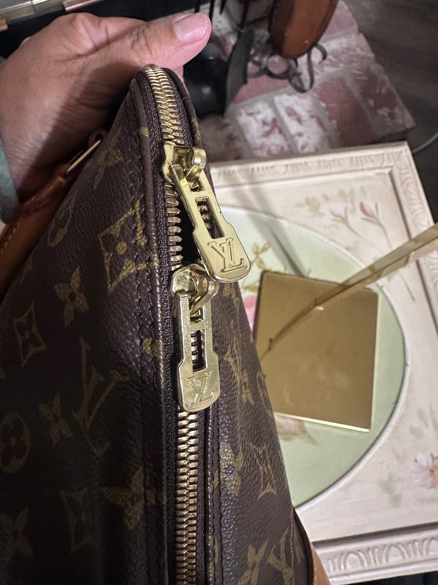 Louis Vuitton Alma PM Monogram Canvas Handbag