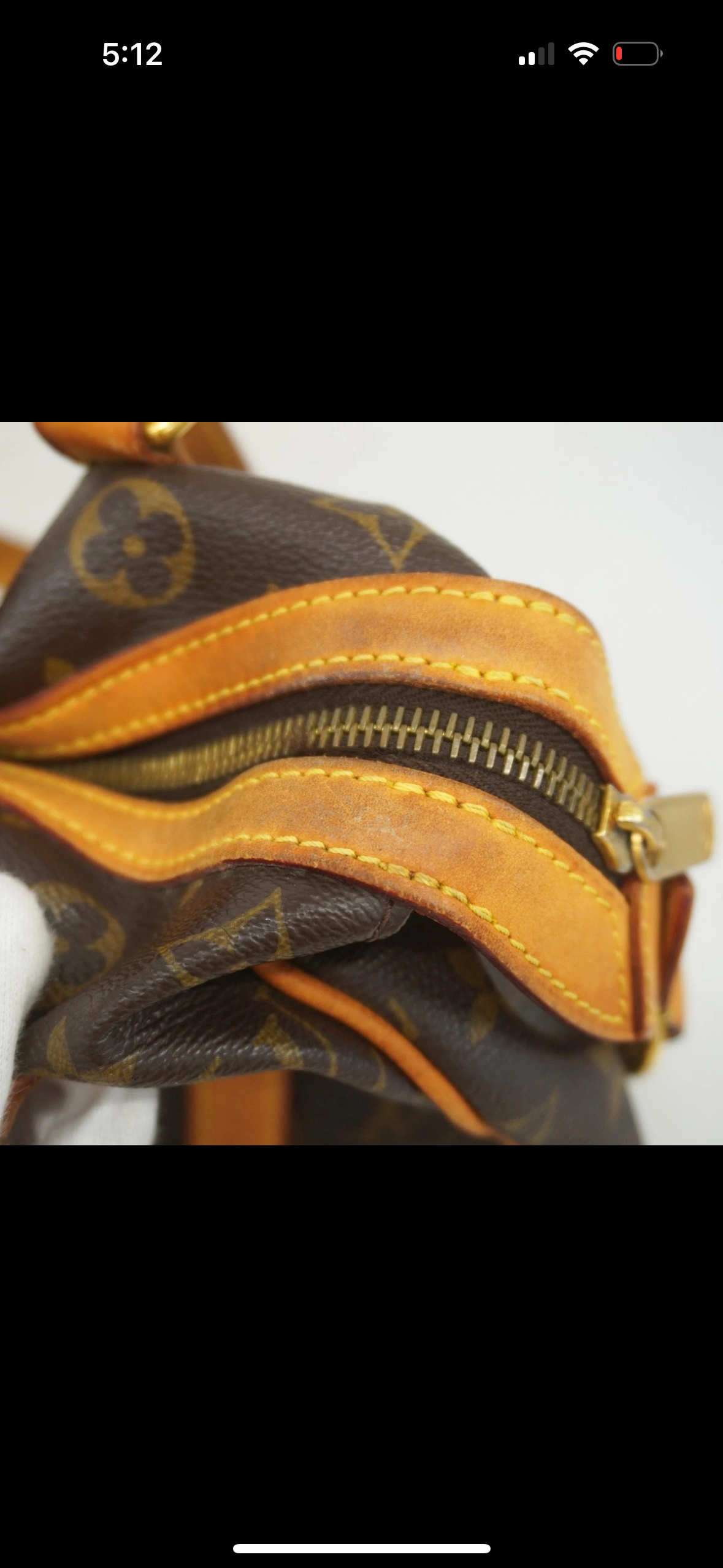 Authentic LOUIS VUITTON Shoulder Bag Monogram Stresa PM M51186 Brown