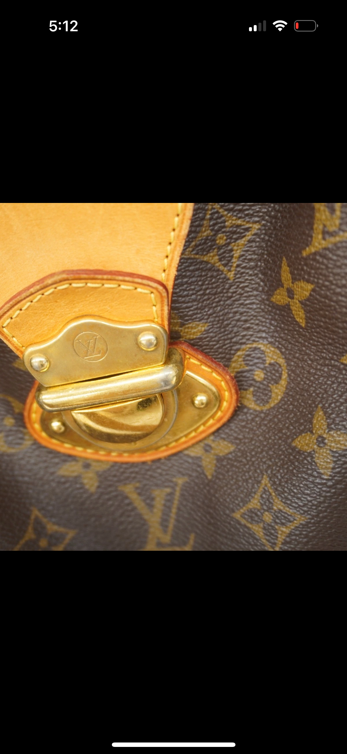 Authentic LOUIS VUITTON Shoulder Bag Monogram Stresa PM M51186 Brown