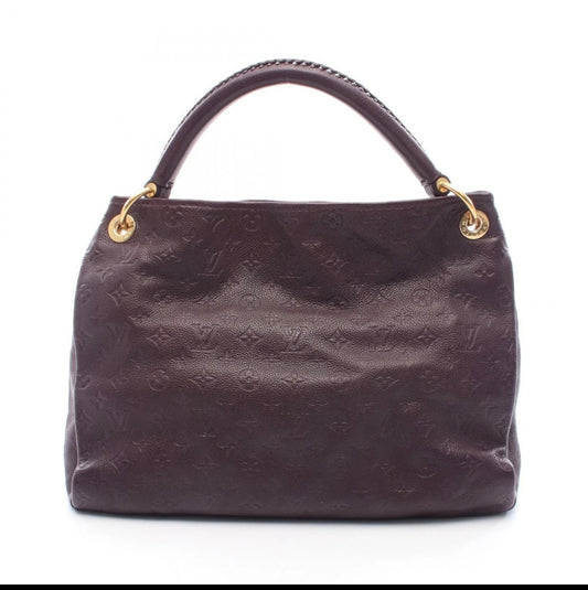 LOUIS VUITTON Artsy MM Shoulder Bag M93828 Monogram Empriente Purple