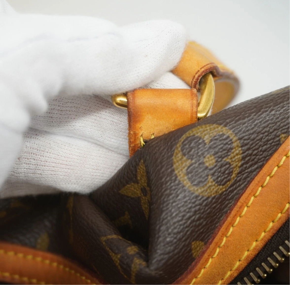 Authentic LOUIS VUITTON Shoulder Bag Monogram Stresa PM M51186 Brown