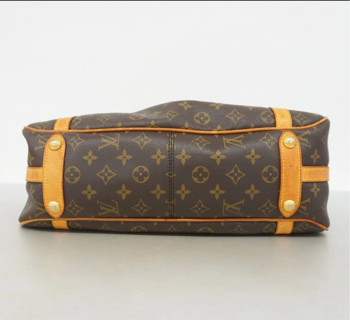 Authentic LOUIS VUITTON Shoulder Bag Monogram Stresa PM M51186 Brown