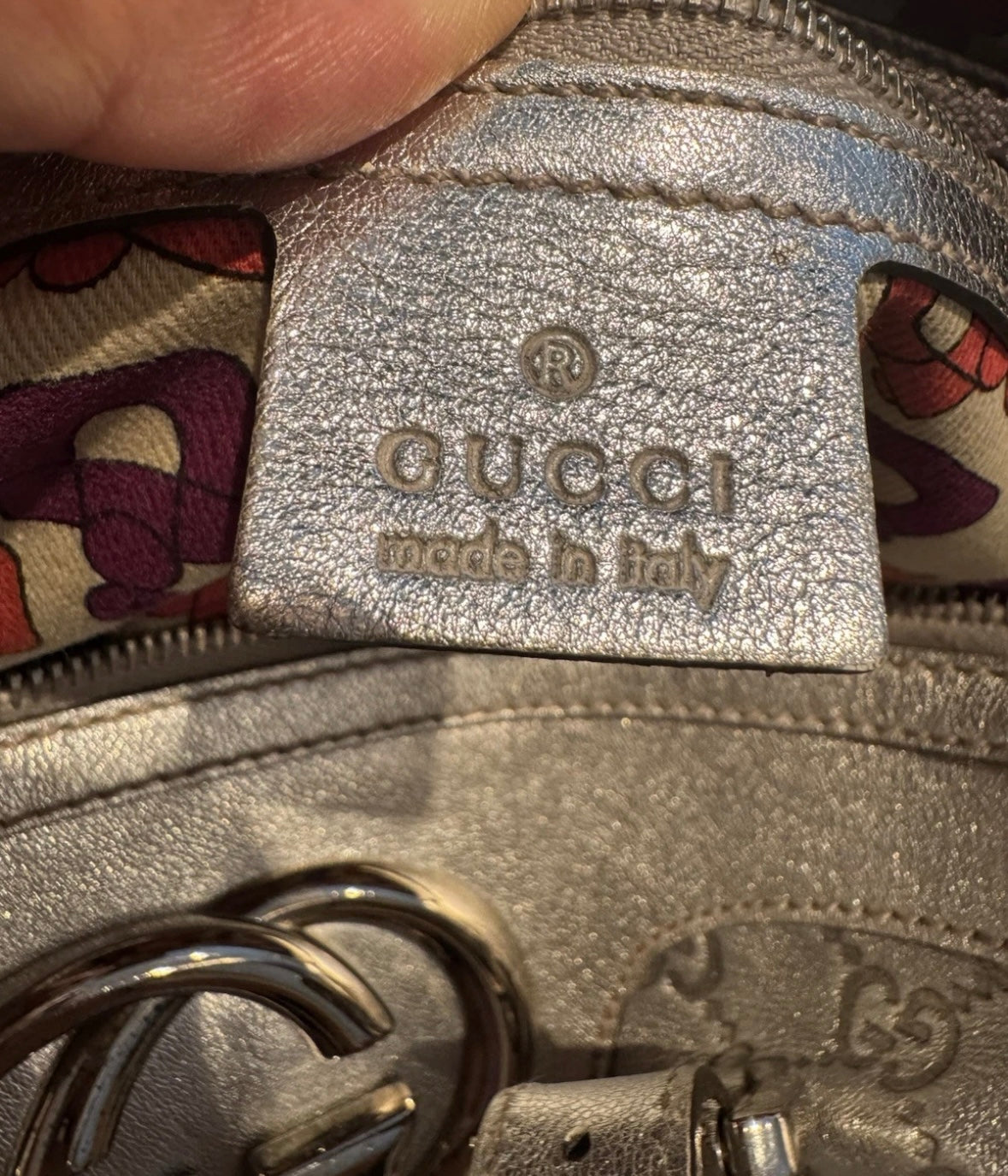 ✨ Gucci Guccissima Silver Mini Boston Bag – Limited Edition ✨