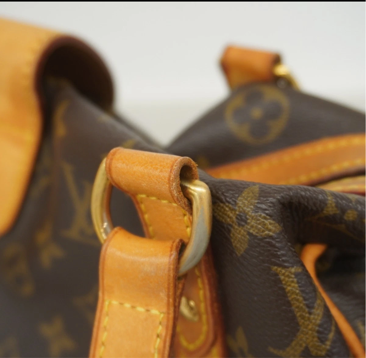 Authentic LOUIS VUITTON Shoulder Bag Monogram Stresa PM M51186 Brown
