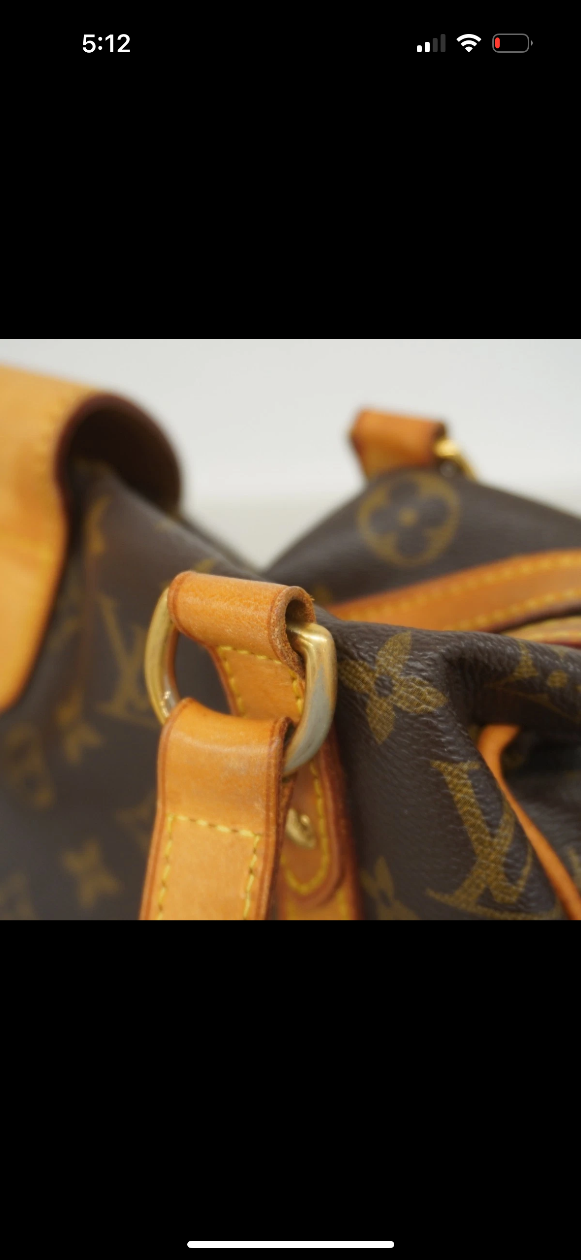 Authentic LOUIS VUITTON Shoulder Bag Monogram Stresa PM M51186 Brown