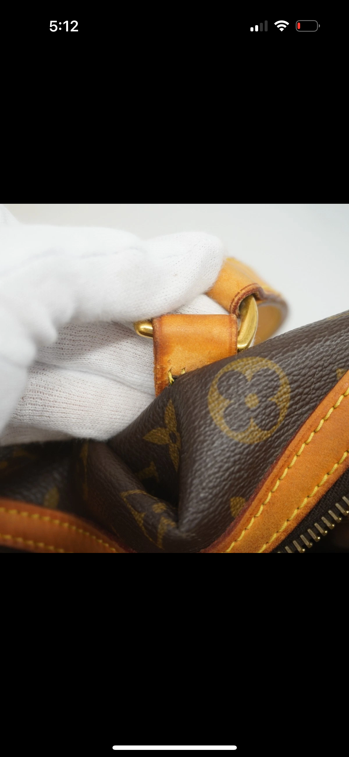 Authentic LOUIS VUITTON Shoulder Bag Monogram Stresa PM M51186 Brown